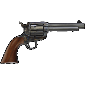 Taylors & Company 5000DE 1873 Gunfighter Deluxe 357 Mag 6rd 5.50" Blued Cylinder & Barrel Color Case Hardened Steel Frame Walnut Army Size Grip (Taylor Tuned)