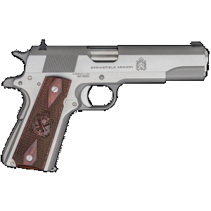 Springfield Armory 1911 Mil-Spec 45 ACP 5" Stainless Steel 7 Rounds Cocobolo Grip