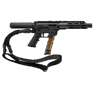FREEDOM ORDNANCE FX9P8T FX-9 9mm Luger 32+1 8", Black, M-LOK Handguard, Padded Buffer Tube, A2 Grip, 3" Faux Suppressor, Includes Sling