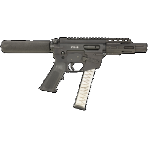 FREEDOM ORDNANCE FX9P4T FX-9 9mm Luger 32+1 4", Black, M-LOK Handguard, Padded Buffer Tube, A2 Grip, 3" Faux Suppressor, Includes Sling