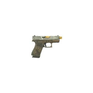 Glock 43X Custom, 9mm, 3.4in. Barrel, 10rd - Gold (UX4350201FR MODVK)