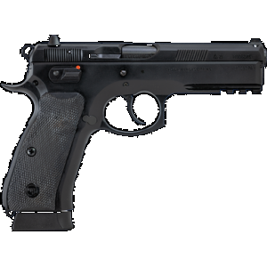 CZ-USA 89352 CZ 75 SP-01 Tactical 9mm Luger 19+1 4.60" Black Steel Barrel Black Polycoat Black Rubber Grip