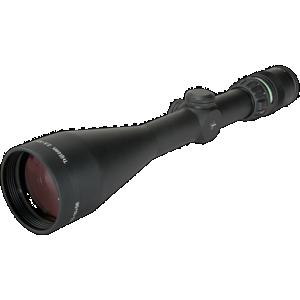 Trijicon 200028 AccuPoint Black Hardcoat Anodized 2.5-10x56mm 30mm Tube Illuminated Mil-Dot Crosshair w/Green Dot Reticle