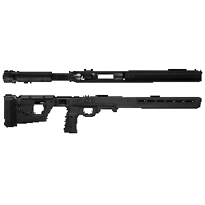 Magpul MAG997-BLK Pro 700 Stock Fixed w/Aluminum Bedding Black Synthetic for Remington 700 SA