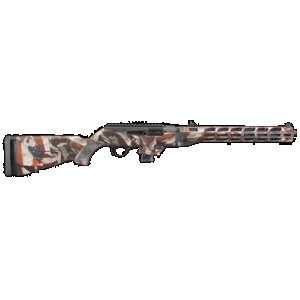 Ruger 19127 PC Carbine 9mm Luger 10+1 16.12" Fluted Barrel, American Flag Camo Aluminum Alloy Receiver, American Flag Synthetic Stock, Optics Ready