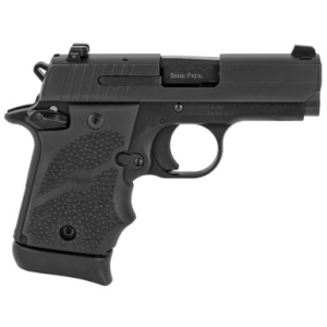 Sig Sauer P938 9mm 3in 7 Nitron Hogue Rubber Grip