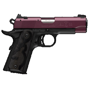 Browning 1911-22 22 LR 3.63" 10 Rounds Matte Stainless Steel Black Cherry Cerakote