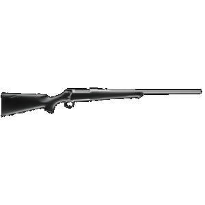 Sauer S1SX308 100 Silver XT Full Size 308 Win 5+1 22" Stainless Steel Cerakote Barrel, Stainless Cerakote Drilled & Tapped Steel Receiver, Black Max Synthetic Stock