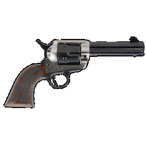 Cimarron Frontier Pre-War Revolver 45 Long Colt 4.75 in. Blued/ Silver Frame 6 Shot