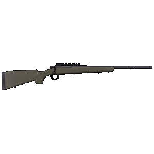 CVA CR3906G Cascade 7mm-08 Rem 4+1 22" Black Cerakote Steel Threaded Barrel, Black Cerakote Receiver, OD Green Synthetic Stock