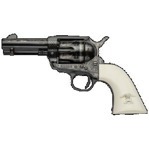 Pietta Liberty Revolver 9mm 3.5 in. Ivory White Polimer Grip 6 rd.