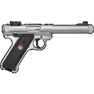 RUGER Mark Iv Target, 22 Lr, 21 Lrin. Barrel, 10rd - Satin (40126)