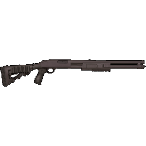Mossberg 590 Flex Tactical 12GA, 20in. Barrel, 8rd, FLEX 6-pos Adj. Stock with Pistol Grip - Black (51672)