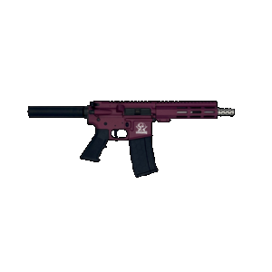 GLFA AR15 Pistol - Black Cherry | .223 Wylde | 7.5" Heavy Stainless Steel Barrel | 7" M-LOK Handguard