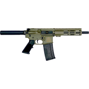GREAT Lakes Ar-15 Pistol .223 Wylde 30rd Magazine 7.5" Nitride Barrel Od Green Finish
