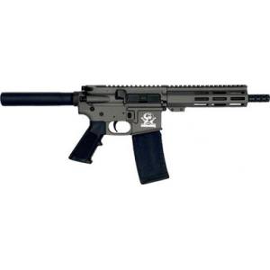 Great Lakes AR-15 Pistol .223 Wylde 30rd Magazine 7.5" Nitride Barrel Tungsten Finish