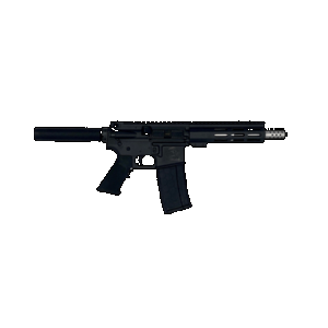 Great Lakes Firearms GL15223SSPBLK AR-15 Pistol 223 Wylde 30+1 7.50" Stainless Barrel, Black, 7" M-LOK Handguard, Buffer Tube (No Brace), A2 Grip