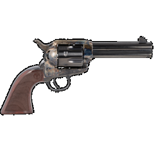Taylors & Company 550812 Smoke Wagon 45 Colt (LC) Caliber with 4.75" Blued Finish Barrel, 6rd Capacity Blued Finish Cylinder, Color Case Hardened Finish Steel Frame & Checkered Walnut Grip