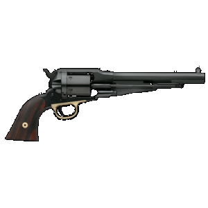 TAYLORS & Company 550773 1858 Remington Conversion 38 Special Caliber With 7.37" Barrel, 6rd Capacity Cylinder, Overall Blued Finish Steel & Walnut Grip