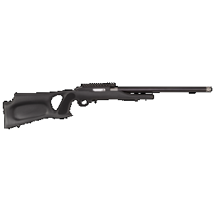 Magnum Research SSAT22UT Magnum Lite SwitchBolt 22 LR 10+1 18" Black Aluminum Tensioned Threaded Barrel, Black w/Integral Scope Base Receiver, Black Fixed Thumbhole Stock,