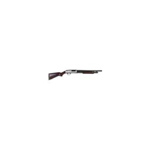 Mossberg 500 Retrograde 12GA, 18.5in. Barrel, 5rd, Wood Stock & Forend - Gray (50429 MODFLGR)