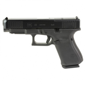 Glock 49 Gen 5 MOS, 9mm, 4.49in. Barrel, 15rd - Black (PA495S203MOS)
