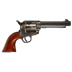 Taylors & Company 556105 1873 Cattleman Drifter 357 Mag Caliber with 5.50" Blued Finish Barrel, 6rd Capacity Blued Finish Cylinder, Color Case Hardened Finish Steel Frame & Walnut Grip
