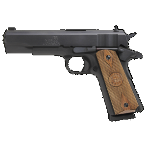 Iver Johnson Arms 1911A1 1911 A1 Government 70 Series 45 ACP 5" 8+1 Blued Steel Frame & Slide with Walnut Grip