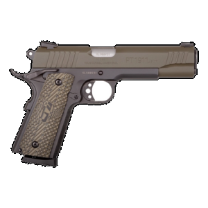 Taurus 1911 Pistol .45 ACP 5 Inch Barrel 8 Rounds OD Green Cerakote VZ Grips