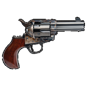Cimarron CA346 Model P Thunder 45 Colt (LC) 6 Shot, 3.50" Blued Steel Barrel & Cylinder, Color Case Hardened Steel Frame, Birdshead Walnut Grip, Exposed Hammer