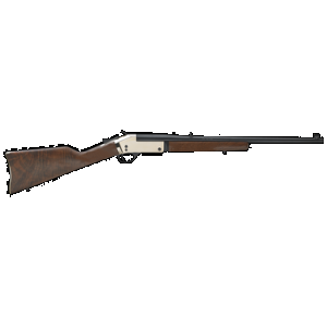 Henry H015B357 38 Special 22" 1rd Polished Brass American Walnut Right Hand
