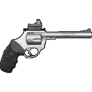 CHARTER Arms 73565 Mastiff Target Large Frame 357 Mag 5 Shot, 6" Stainless Steel Barrel, Cylinder & Frame, Sightmark Micro Optic, Picatinny Rail, Black Rubber Grip, Exposed Hammer
