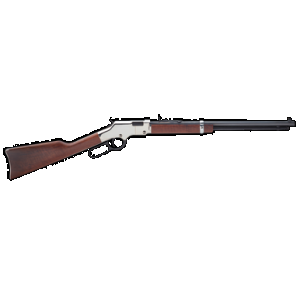 HENRY H004s Golden Boy Silver 22 Short, 22 Long Or 22 Lr Caliber With 16 Lr/21 Short Capacity, 20" Blued Barrel, Nickel-plated Metal Finish & American Walnut Stock Right Hand (full Size)