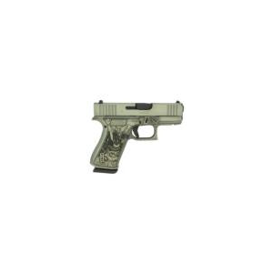 Glock 43X Custom, 9mm, 3.4in. Barrel, 10rd - Grey (UX4350201FR MODBSBWS)