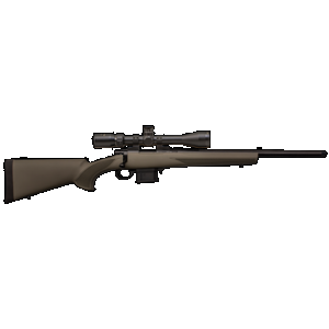 Howa HMA60804GGP M1500 Mini Action Compact 6mm ARC 5+1 20" Black Steel Barrel, Black Drilled & Tapped Steel Receiver, OD Green Fixed HTI Synthetic Stock, Nikko Stirling GamePro 4-12x40mm