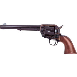 Cimarron El Malo .45 Colt 7.5 inch 6 Round Color Case Hardened Blue Finish Walnut Grip