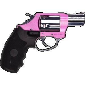 Charter Arms 53832 Undercover Lite Chic Lady Small 38 Special 5 Shot 2" High Polished Stainless Steel Barrel & Cylinder, Pink Aluminum Frame w/Black Crimson Trace Laser Grip, Exposed Hammer