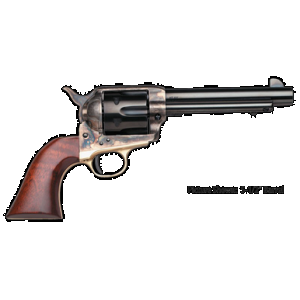 TAYLORS & Company 550835 Ranch Hand 45 Colt (lc) Caliber With 4.75" Blued Finish Barrel, 6rd Capacity Blued Finish Cylinder, Color Case Hardened Finish Steel Frame & Walnut Grip