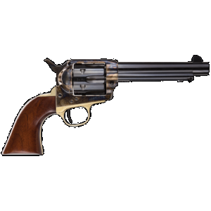 TAYLORS & Company 550847 Ranch Hand 45 Colt (lc) Caliber With 5.50" Blued Finish Barrel, 6rd Capacity Blued Finish Cylinder, Color Case Hardened Finish Steel Frame & Walnut Grip