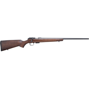 CZ-USA 02311 CZ 457 American Full Size 22 WMR 5+1 24" Black Nitride Black Nitride Steel Receiver Turkish Walnut Fixed American Style Stock