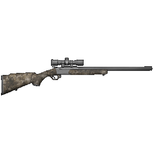 Traditions CRX6-2200625 Crackshot XBR Package 22 Cal/27 Long Cal 16.50"-20" Blued Barrel/Rec, Veil Wideland Stock Includes Two Barrels, 4x32 Scope, Three Firebolt Arrows