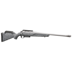 Ruger American Gen II 6mm ARC 20 inch 10+1 Cobalt Cerakote Gray Splatter Stock