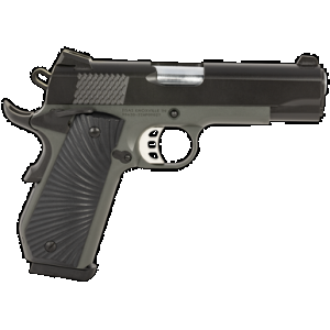 SDS Imports 10100103 1911 Stingray Carry 45 ACP 8+1 4.25" Stainless Steel Barrel, Black Cerakote Serrated Slide, Dark Gray Cerakote Aluminum Frame w/Beavertail, Black Sunburst G10 Grips