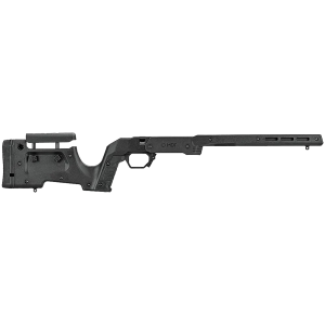 Mdt Mdt Sporting Goods Inc 104689BLK XRS Chassis Black Aluminum Core with Polymer Panels, Adj. Cheekrest, M-LOK Forend, Interchangeable Grips, AICS Mag Compatible, Fits Short Action Tikka T3 - $549.95 at Shooting Surplus