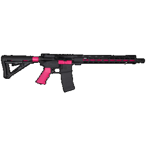 Diamondback DB175AK591 DB15 5.56x45mm NATO 16" 30+1, Black with Prison Pink Accents, Carbon Lower, 15" M-Lok Handguard, Magpul Carbine Stock, A2 Grip