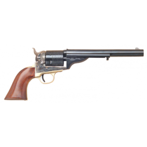 CIMARRON Ca914 1872 Open Top Navy 38 Special/38 Long Colt 6rd 7.50" Blued Barrel & Cylinder, Wide Front Sight, Color Case Hardened Steel Frame, 1851 Navy-sized Walnut Grip
