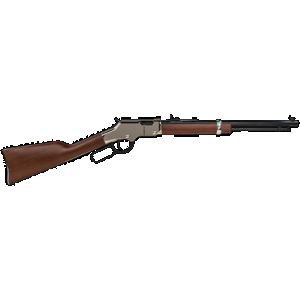 Henry H004SY Golden Boy Silver Youth 22 Long/22 LR/22 Short 16 LR/21 Short, 17" Blued Octagon Barrel, Nickel-Plated Steel Receiver, American Walnut
