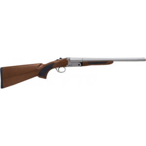 Citadel Boss SxS Coach 20GA, 18.5in. Barrel, 2rd, Wood Stock & Forend - Gray (CITSBS2018NKL)