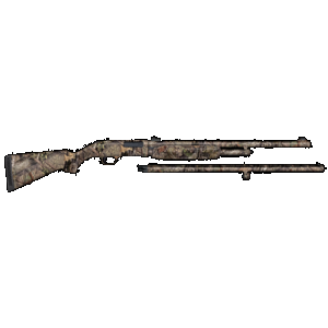 Mossberg 500 Combo Field/Deer 20GA, 24in. Barrel, 5rd, Incl. 26" V/R Barrel. - Mossy Oak Break-Up Country Camo (54183)