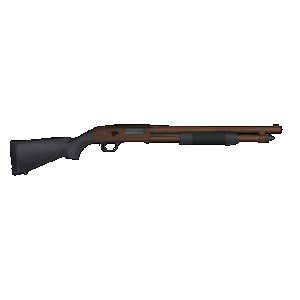 Mossberg 590 Thunder Ranch Security 12GA, 18.5in. Barrel, 7rd, Black Synth. Stock & Forend. Optic Ready - Brown (50781)